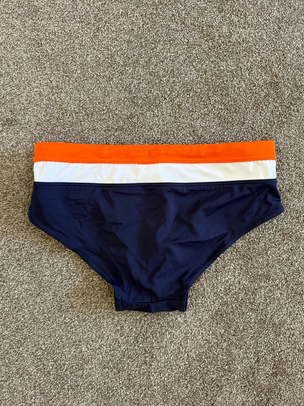 H&M Men's Speedo Swim Brief - Navy, Orange, White - Picture 2 of 4